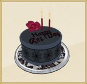 ~FDA~Goth Musical Rez Day Cake*TOUCH ME*