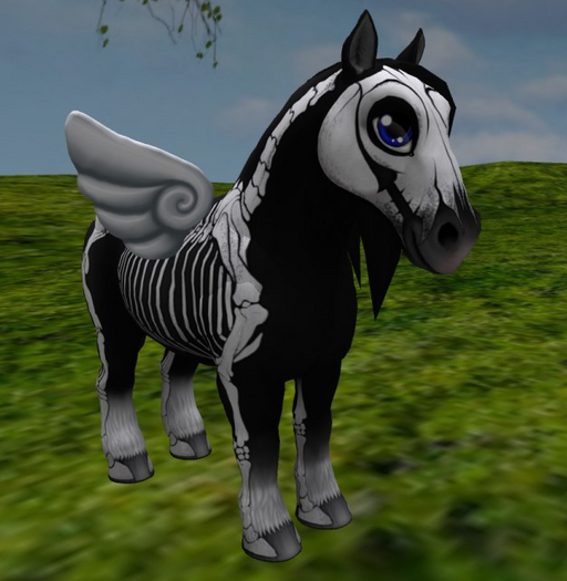 Amaretto Ponie Pals Basket : Craved Mr Bone-jangles Star Coal (Male)