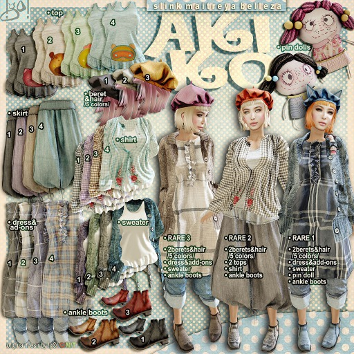 !gO! Akiko beret & hair -2