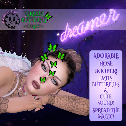 Nose Boop (DIRECT/BUTTERFLIES/GREEN)