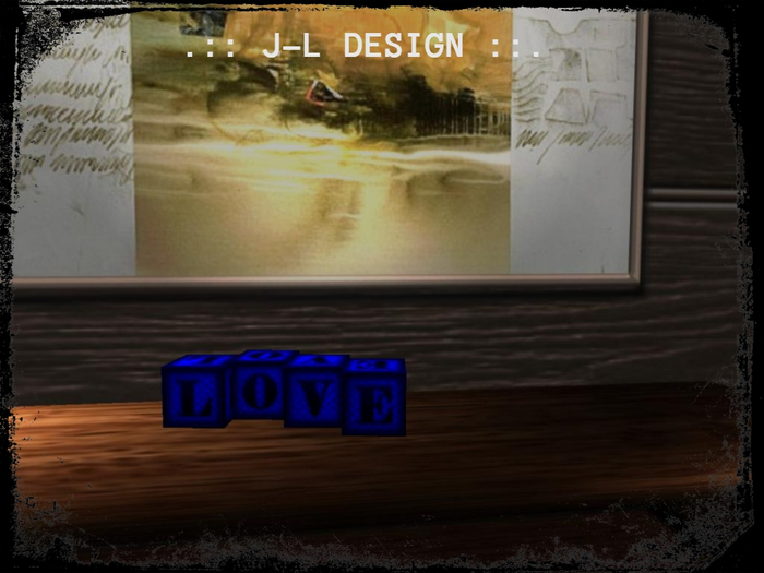 .:: J-L Design ::. Love Blue Cubes