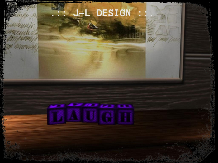 .:: J-L Design ::. Laugh Purple Cubes