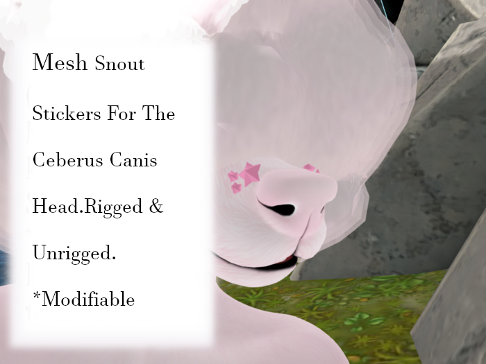 Mesh Snout Stars For Cerberus Canis Head *Modifiable