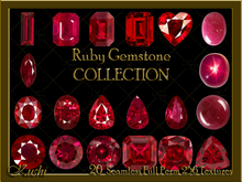 Ruby Gemstone Collection Texture Set
