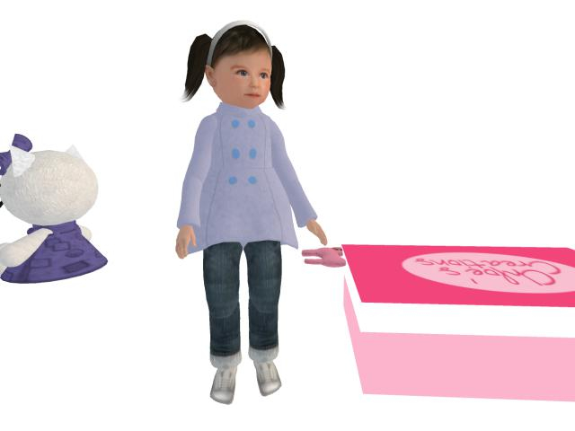 Chloe's Creations Zooby Outfit - Blue Fall Coat
