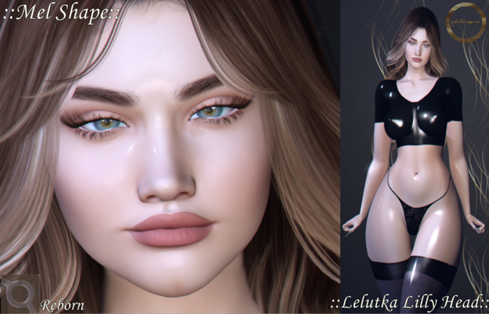 ::G.B-Mel Shape-Lelutka Lilly Head-eBODY_Reborn::