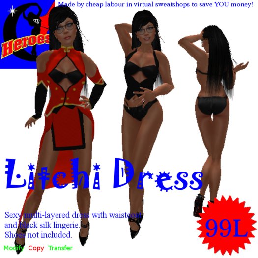 Heroes Couture Litchi Dress