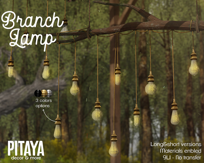 Pitaya - Branch Lamp (Silver)