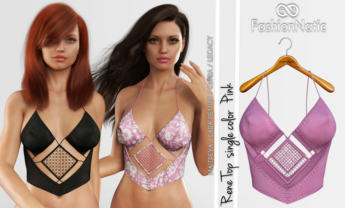 Rene Top Pink - Maitreya Lara, Lara Petite, Kupra Original, Legacy - FashionNatic