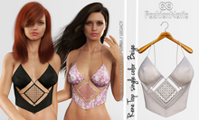 Rene Top Beige - Maitreya Lara, Lara Petite, Kupra Original, Legacy - FashionNatic