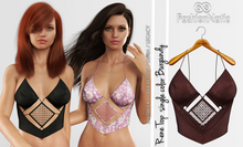 Rene Top Burgundy - Maitreya Lara, Lara Petite, Kupra Original, Legacy - FashionNatic