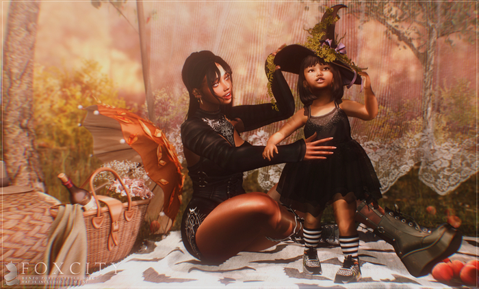 FOXCITY. Little Witch Bento Pose