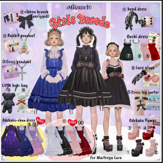 13. Mikunch Girls Parade Rabbit pendant