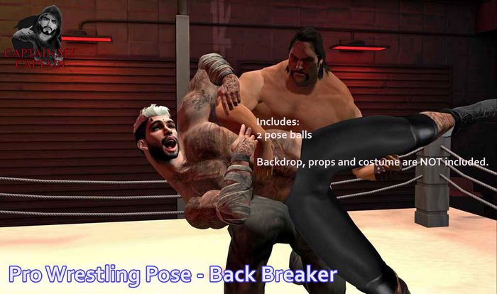 Pro Wrestling Pose - Backbreaker