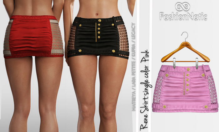 Rene Skirt Pink - Maitreya Lara, Lara Petite, Kupra Original, Legacy - FashionNatic