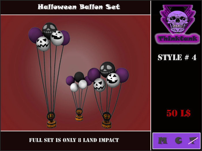 BOX Halloween Ballon Set Style # 4