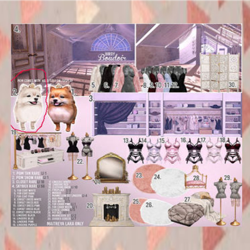 Birdy-Boudoir Lingerie Pink