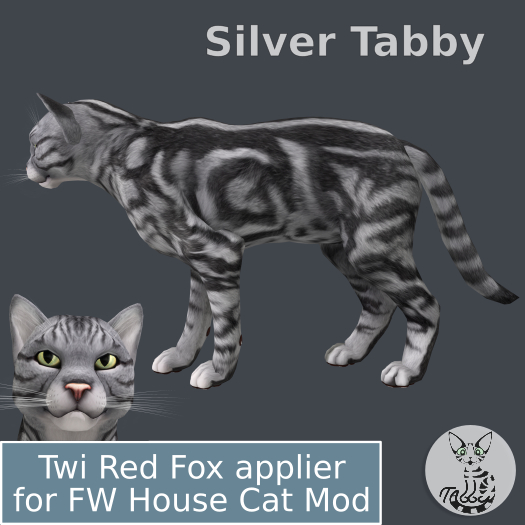 TABBY - Silver Tabby applier for TWI Fox