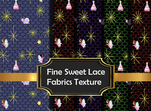 Fine Sweet Lace Fabrics texture seamless