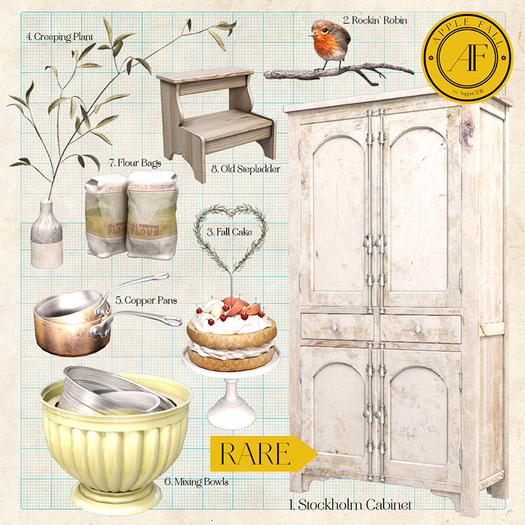 Apple Fall Gacha: Pantry Set