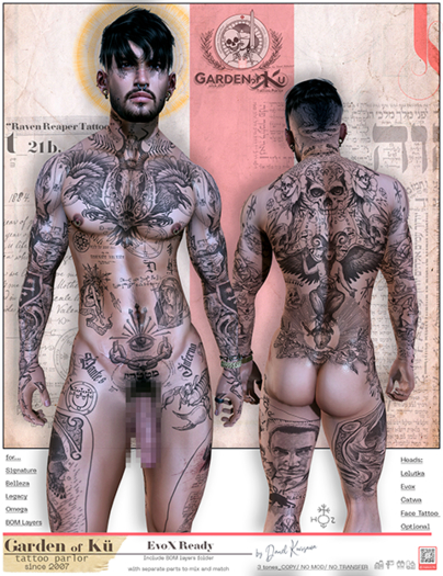 Tattoo "Raven Reaper"_by GoK