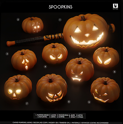 BAMSE : Spoopkins FULL SET W/RARE