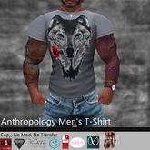 Romantic Wolf Men's T-Shirt (MNTL)