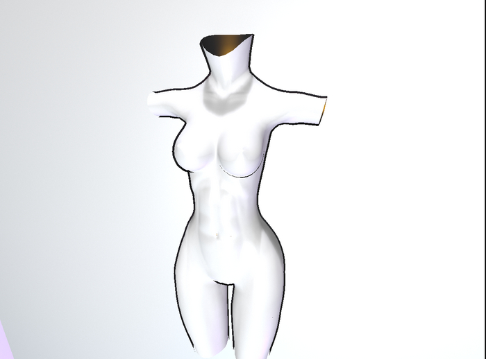 Busty Torso [ Outline ]
