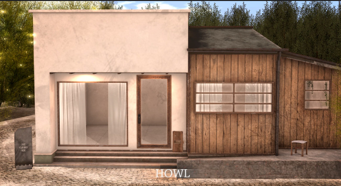 17. Howl - Dali cafe Building 20x15 resize RARE