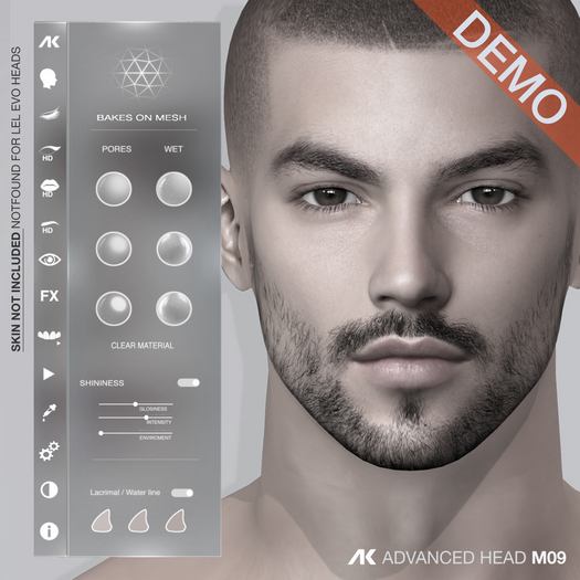 [AK Advanced] - Bento Head 4.0 #M09 DEMO