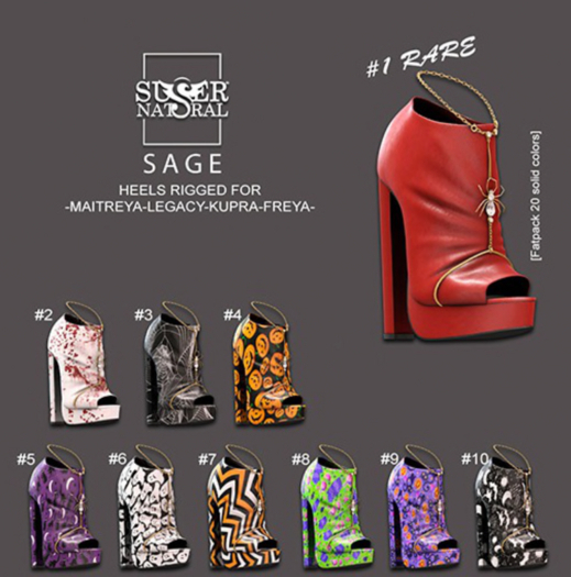 1. .::Supernatural::. Soge Heels [FREYA] #1 RARE BELLEZA