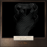 GGVG JEWELERY GOWN BLACK