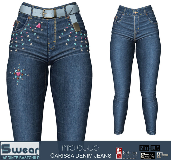 Jeans Carissa MID BLUE
