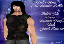 Skull n Bones Sleeveless Hoodie