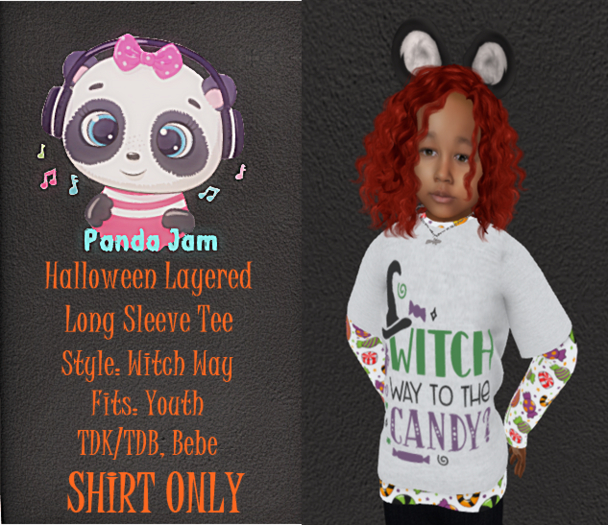 {PJ} Halloween Layered ShirtHUD-Witch Way