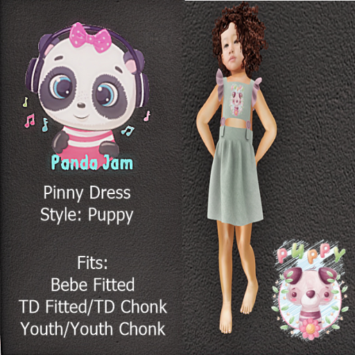 {PJ} Pinny Dress-PUPPY HUD