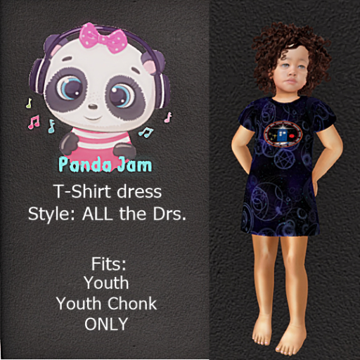 {PJ}T-Shirt Dress  ALL the Doctors  (HUD)