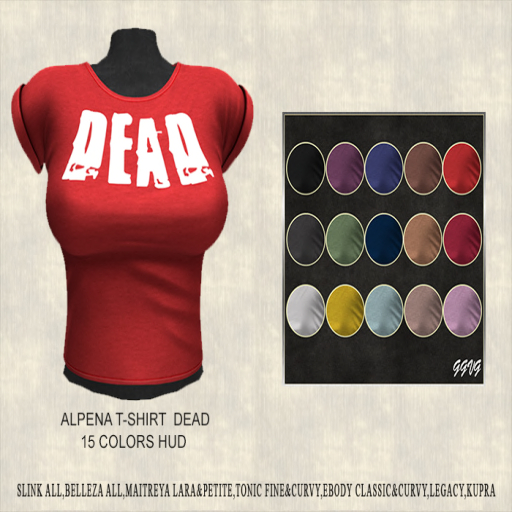 GGVG ALPENA T-SHIRT DEAD *15 COLORS*