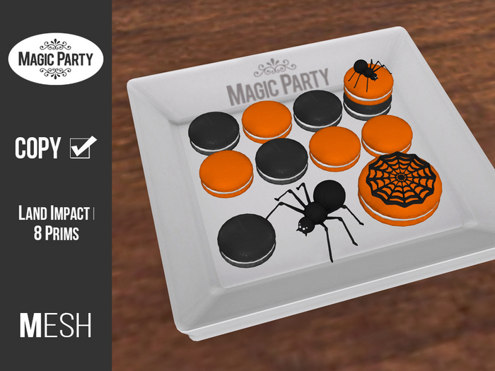 EEK Macaron Tray - Halloween