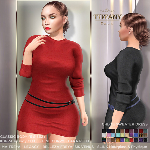 ::PROMO:: Chloe Sweater Dress {Mesh}