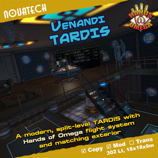 Venandi TARDIS - Hands of Omega (HoO) Console