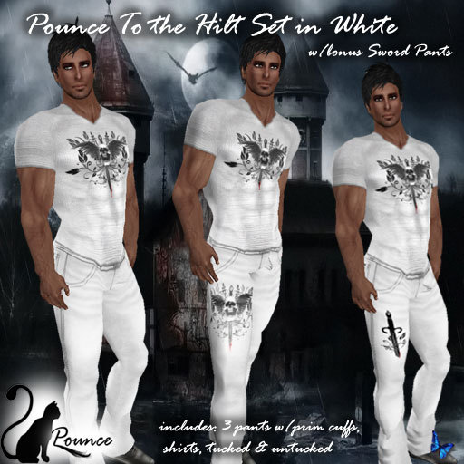 *P* Pounce To the Hilt Set (White)