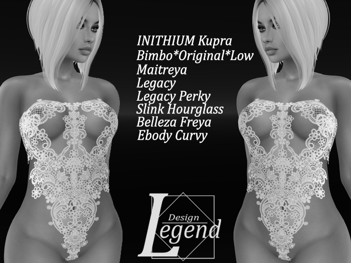 0109 DEMO ~ LEGEND ~ BODYSUIT (WHITE)