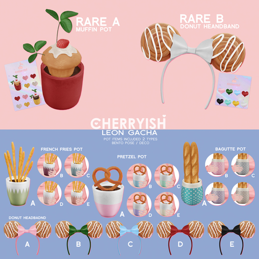 ::CHERRYISH:: Leon Gacha - Pretzel Pot - E