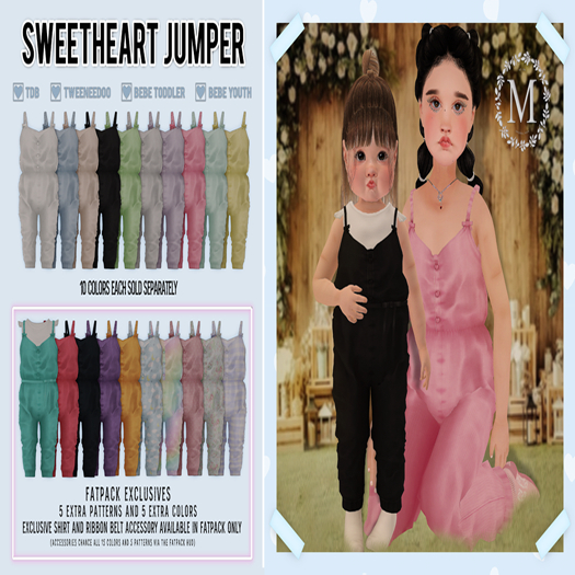 {m} sweetheart jumper: teal