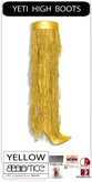 Baiastice_Yeti High Boots-Yellow