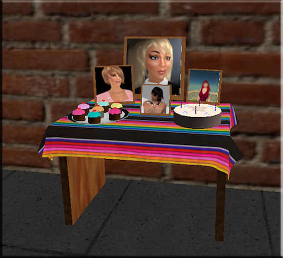table for coco altar - mesa para altar dia muertos