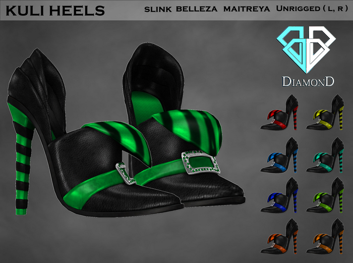 Demo / Diamond / Fat Pack /  Kuli Heels