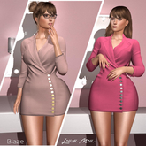 Lilleth Mills X BLAZE - Jersey Babe - Button Business Suit for Maitreya Kupra Bimbo Freya Legacy Hourglass