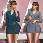 Lilleth Mills X BLAZE - Velvet Colors - Button Business Suit for Maitreya Kupra Bimbo Freya Legacy Hourglass